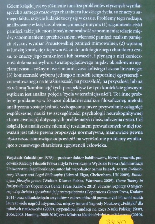 Wojciech Załuski • Etyczne aspekty doświadczenia czasu