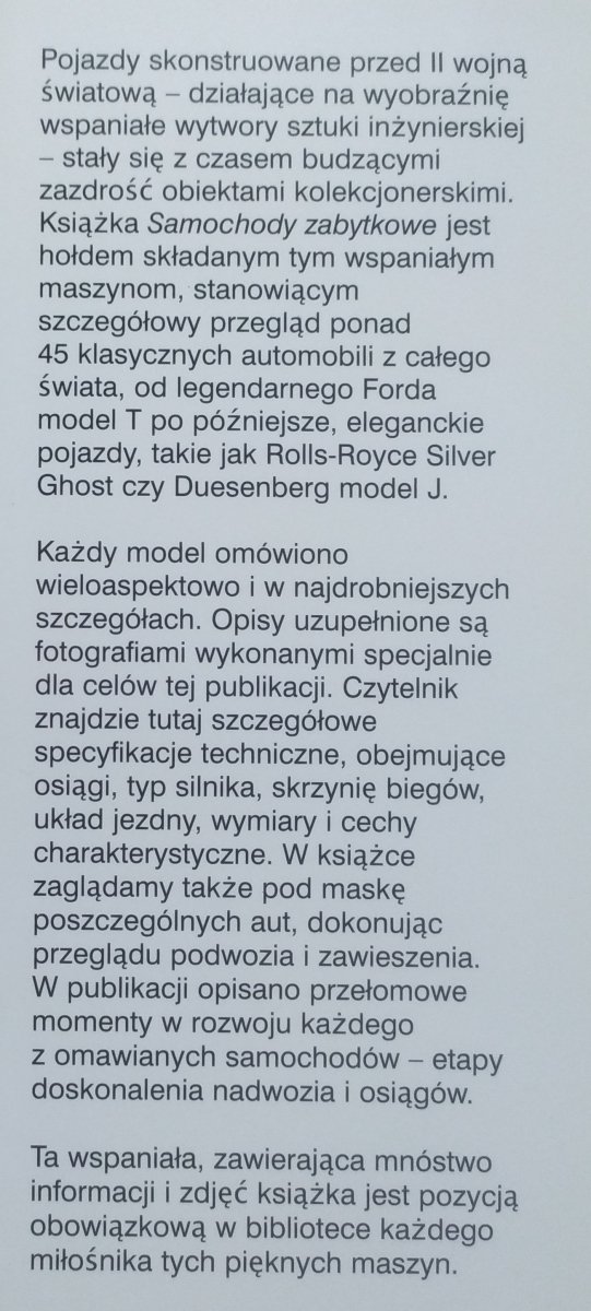 Craig Cheetham Samochody zabytkowe