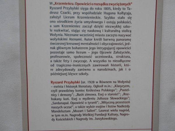 Ryszard Przybylski • Krzemieniec