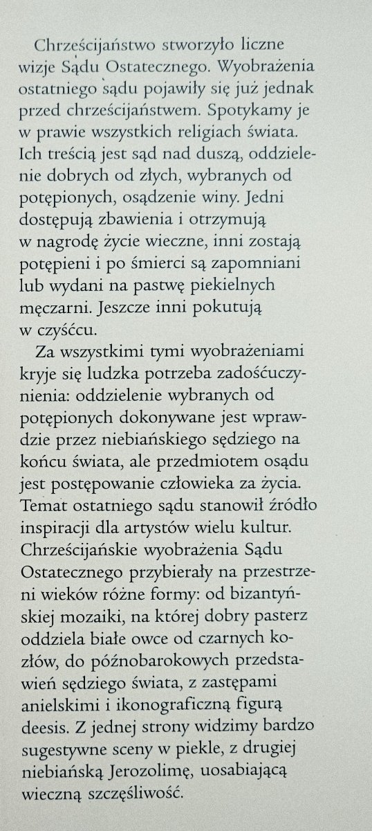 Sąd ostateczny. Freski, miniatury, obrazy 