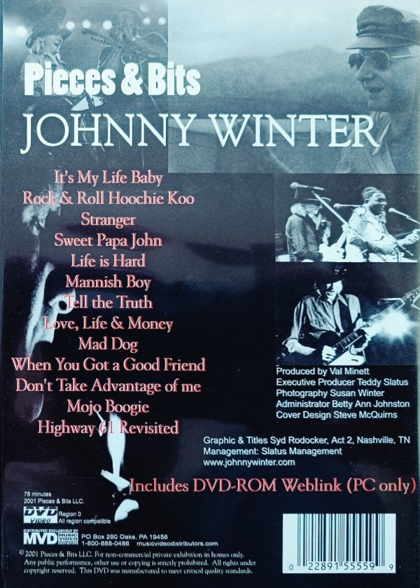 Johnny Winter Pieces &amp; Bits DVD