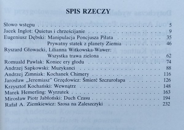 Wojciech Sedeńko • Wizje alternatywne [Andrzej Sapkowski, Jarosław Grzędowicz, Rafał Ziemkiewicz]