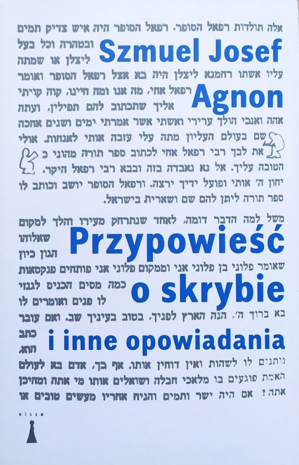 Szmuel Josef Agnon Przypowieść o skrybie i inne opowiadania