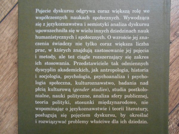 David Howarth • Dyskurs