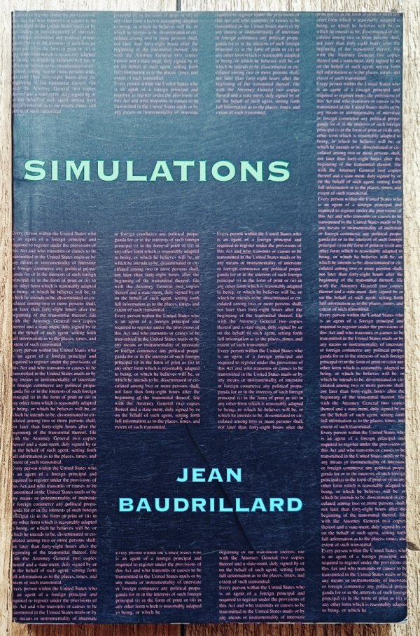 Jean Baudrillard Simulations