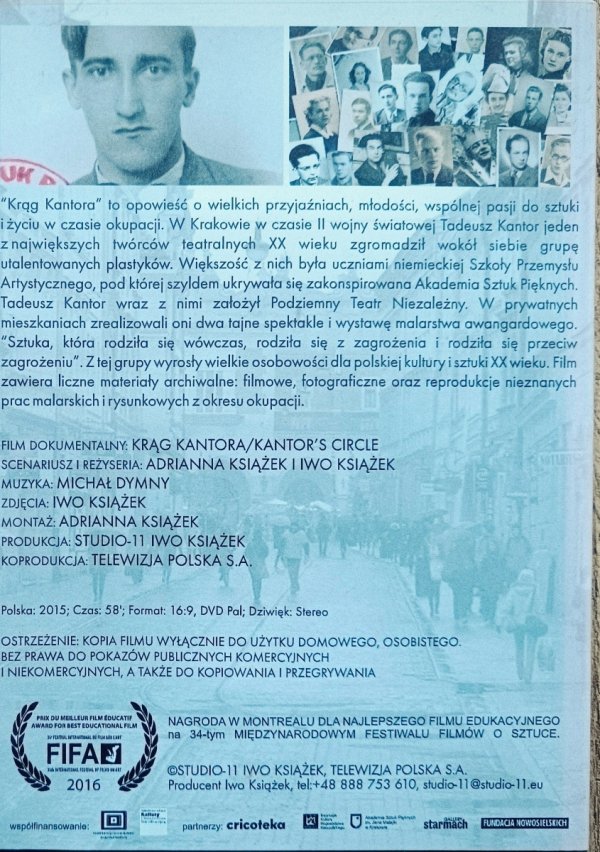 Iwo Książek, Adrianna Książek Krąg Kantora DVD