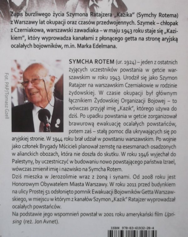Symcha Rotem • Wspomnienia powstańca z warszawskiego getta