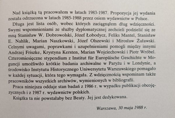 Włodzimierz Borodziej Od Poczdamu do Szklarskiej Poręby. Polska w stosunkach międzynarodowych 1945-1947