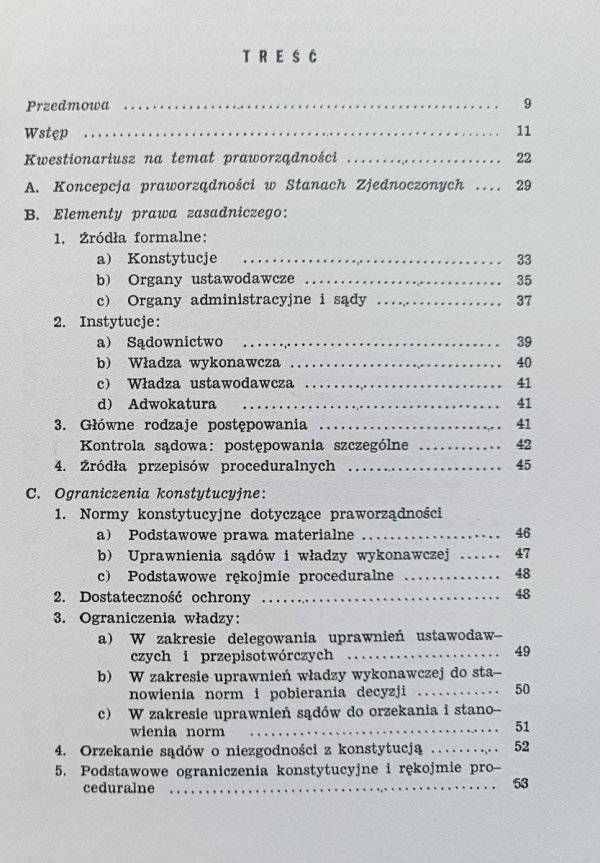 Praworządność w Stanach Zjednoczonych