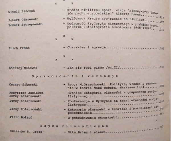 Colloquia Communia 3-6/1985 (20-23) Heidegger, Jung, Szestow, Nietzsche