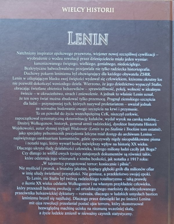 Dmitrij Wołkogonow Lenin: prorok raju, apostoł piekła