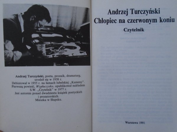 Andrzej Turczyński • Chłopiec na czerwonym koniu