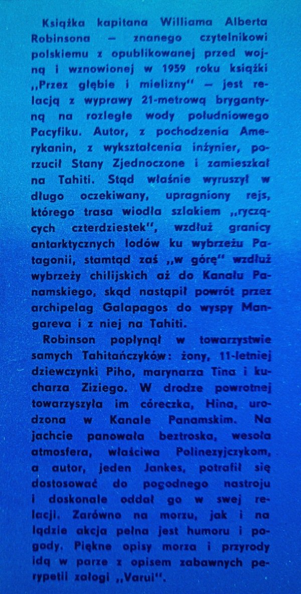 William Robinson Na Wielki Ocean Południowy