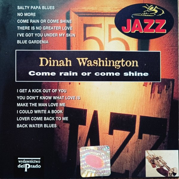 Dinah Washington Come Rain or Come Shine CD