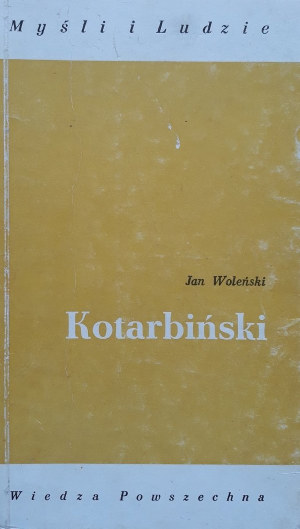Jan Woleński • Kotarbiński
