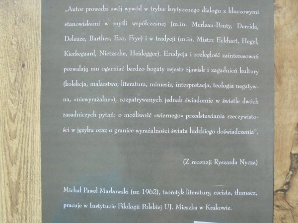 Michał Paweł Markowski Anatomia ciekawości