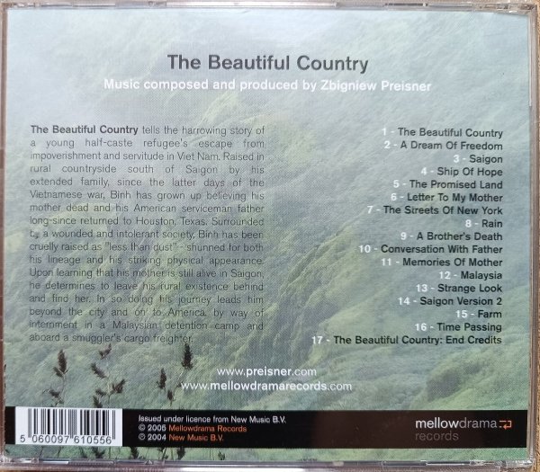 Zbigniew Preisner The Beautiful Country CD