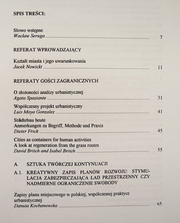 Czynnik kreacji w projektowaniu urbanistycznym