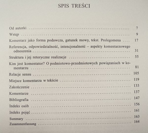 Monika Bogdanowska Komentarz i komentowanie. Zagadnienia konstrukcji tekstu