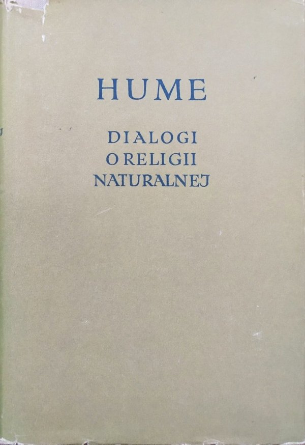 Dawid Hume Dialogi o religii naturalnej