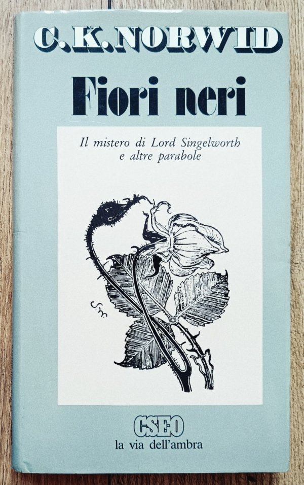 Cyprian Kamil Norwid Fiori neri