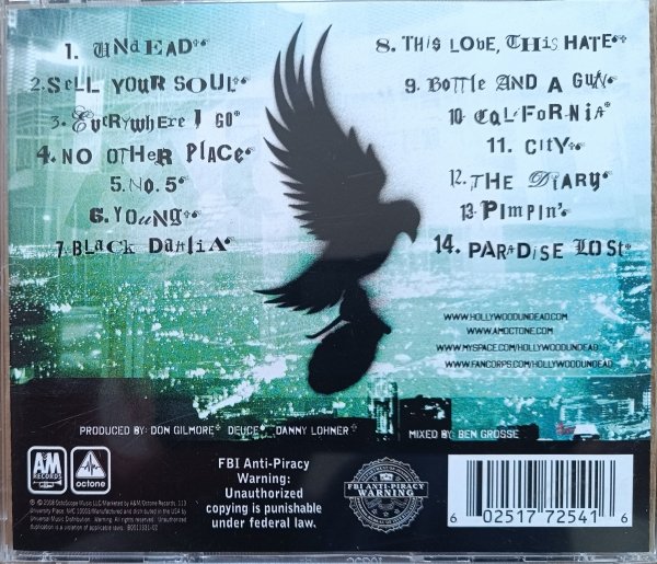 Hollywood Undead Swan Songs CD