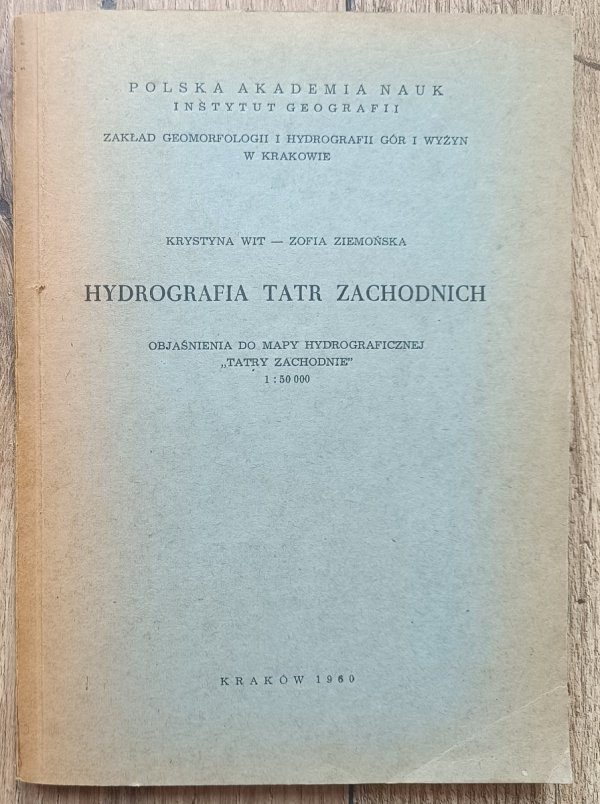 Hydrografia Tatr Zachodnich