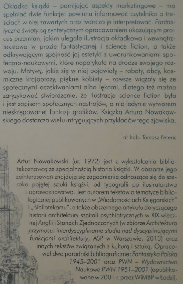 Artur Nowakowski • Fantastyczne światy na okładkach i w ilustracjach książek oraz czasopism od wieku XIX do lat 80. XX wieku