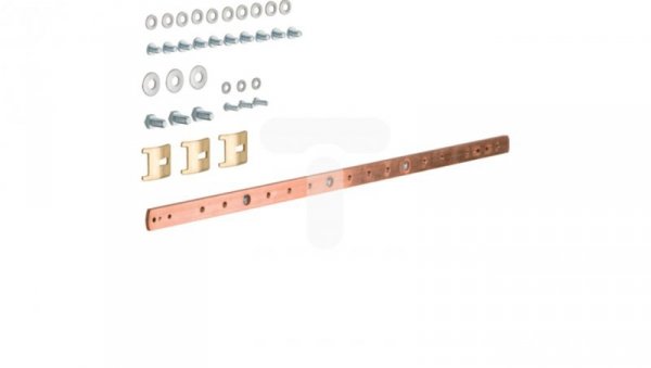 Szyna uziemiająca univers 20x5mm 2-polowa UZ020