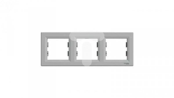 ASFORA Ramka 3-krotna pozioma aluminium EPH5800361