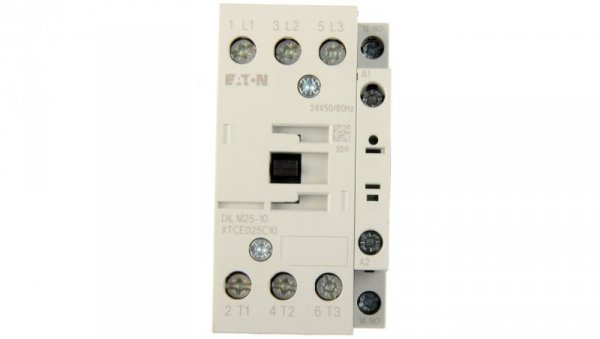 Stycznik mocy 25A 3P 24V AC 1Z 0R DILM25-10 (24V50/60HZ) 277136