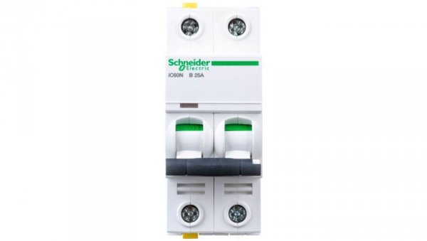 Wyłącznik nadprądowy 2P B 25A 6kA AC iC60N-B25-2 A9F03225