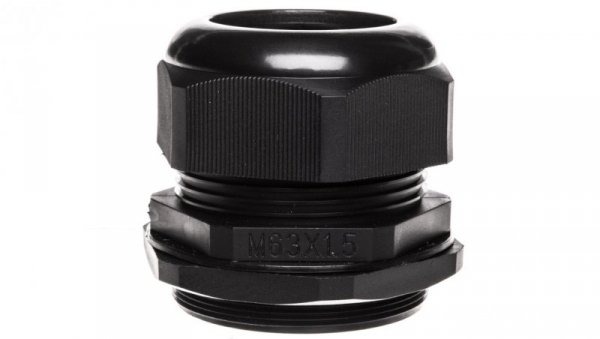 Dławnica kablowa poliamidowa M63 IP68 DP-EN 63 HM BK czarna E03DK-01040127001