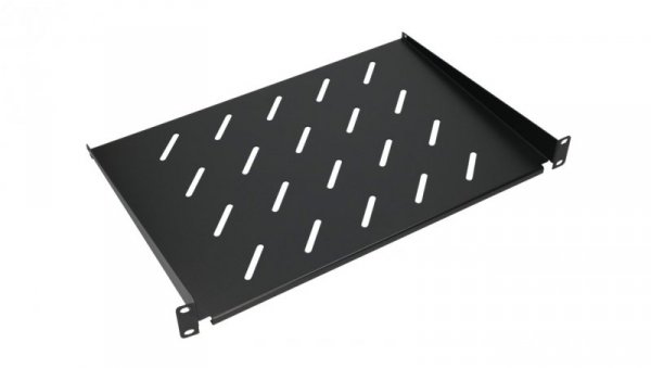 Półka 19, do szaf wiszących Extralink 1U 300mm Czarna