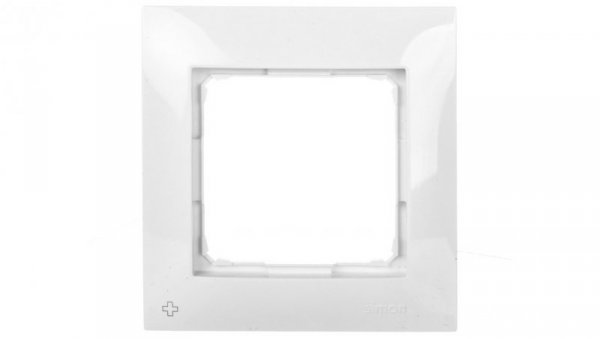 Simon 54 Premium Ramka pojedyncza antybakteryjna biała /do karton-gips/ DRK1/AB11