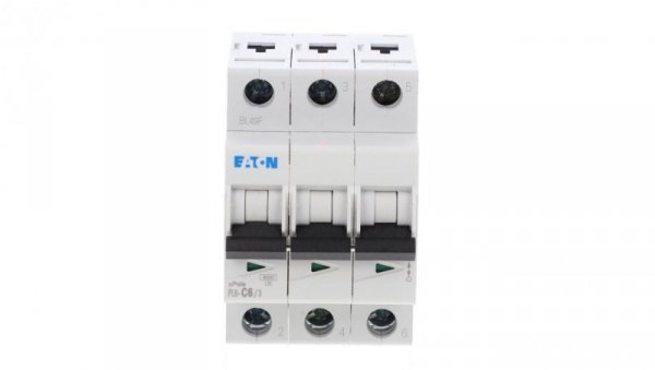 Wyłącznik nadprądowy 3P C 6A 6kA AC PL6-C6/3 286598