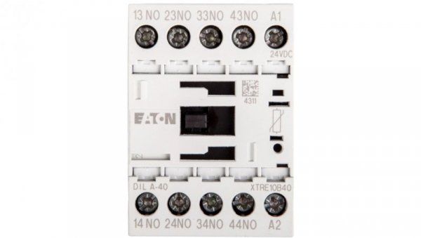 Stycznik pomocniczy 4A 4Z 0R 24V DC DILA-40 276344