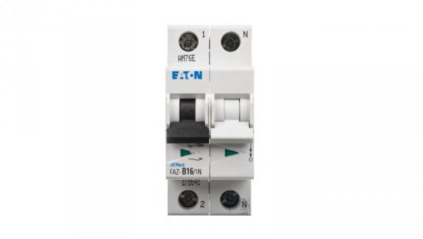 Wyłącznik nadprądowy 1+N B 16A 15kA AC FAZ B16/1N 278648