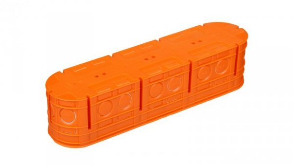 Puszka podtynkowa poczwórna 60mm pomarańczowa M4x60F Multiwall 33170008