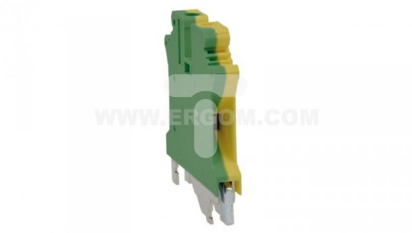 Złączka szynowa 1-torowa ZJU2-4PE 4mm2 żółto-zielona R34RR-07020000305