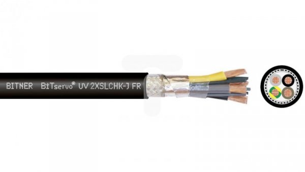 Przewód do przetwornic BiTservo UV 2XSLCHK-J 4G1,5 IP2620 klasa Dca-s1b d2 a1 /bębnowy/