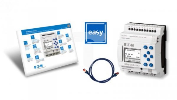 Pakiet startowy EASY-E4-UC-12RC1 + kabel krosowy + licencja easyS EASY-BOX-E4-UC1 197227