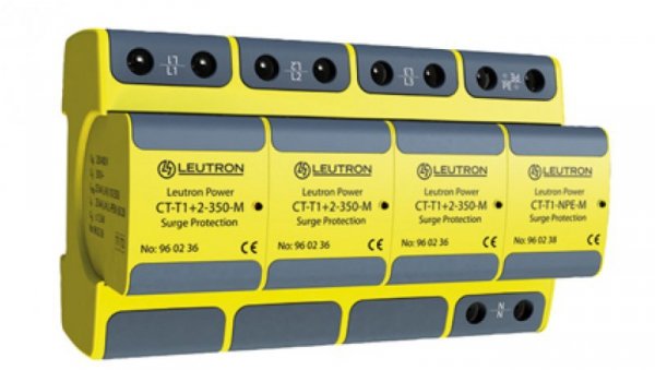 Ogranicznik przepięć Typ T1+T2 4P 25kA TN-S CT-T1+2/3+1-350-FM 960 001