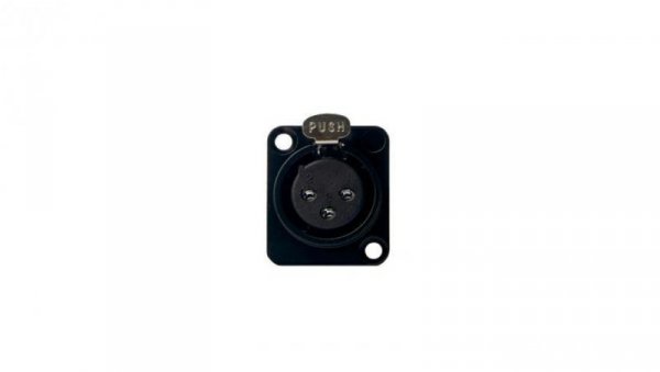 Gniazdo panelowe XLR 3pin żeńskie P3F LIN000011 /5szt./