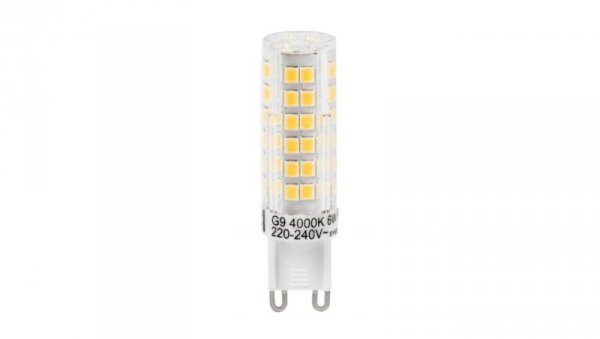 Żarówka LED line G9 6W 4000K 550lm barwa neutralna 220-240V 3 lata gwar.