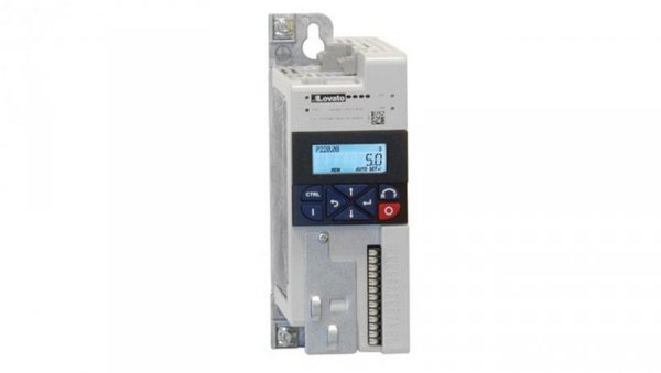 Falownik 1 fazowy 0,4kW Uwe=200-240V Uwy=3x240V/2,4A filtr EMC VLA104A240