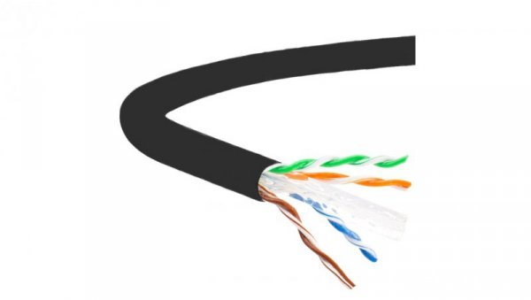 Kabel zewnętrzny żelowany UTPw kat.6 U/UTP 4x2x0,57 SecNet /100m/