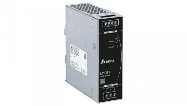 Zasilacz na szynę DIN 24V 240W 10A z przekaźnikiem seria Lyte II DRL-24V240W1EN
