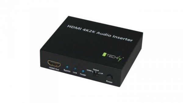 HDMI 2K4K Audio Inserter HDMI/Toslink/Audio Stereo L/R IDATA HDMI-AI4K