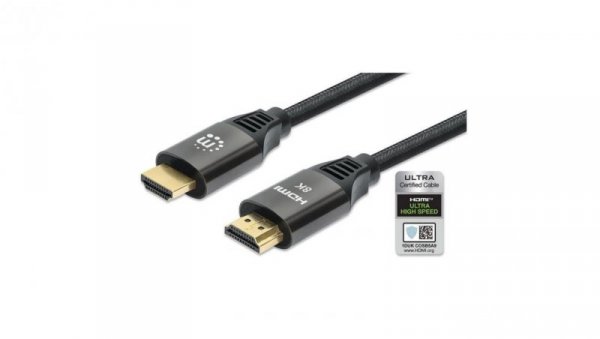 Kabel HDMI 2.1 Ultra High Speed z Ethernet 1m 8K*60Hz Oplot